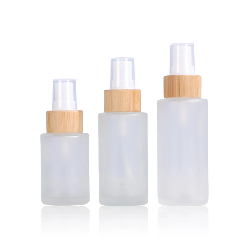 20ml 30ml 40ml 50ml 60ml 80ml 100ml 120ml Wooden Bamboo Perfume Bottle Spray for Skincare Serum Fragrance Oil Cosmetic Packing