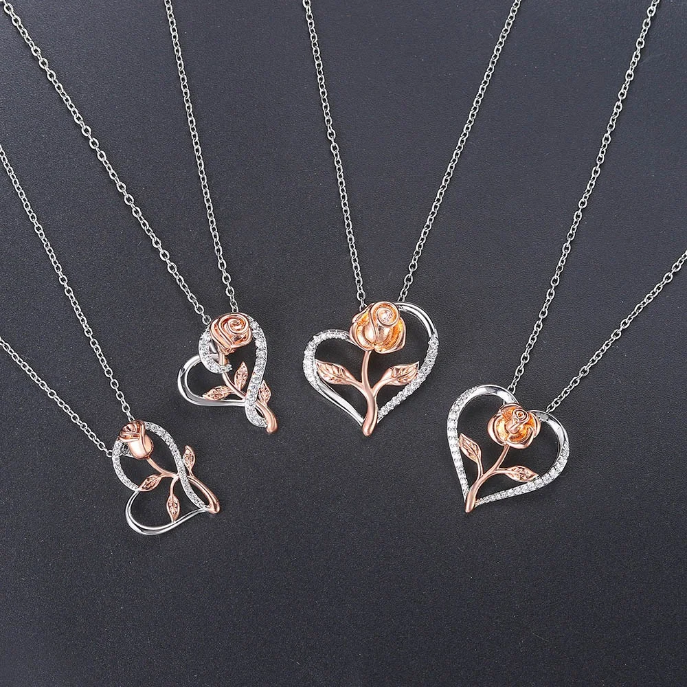 New Fashion Heart Rose Flower Shaped 