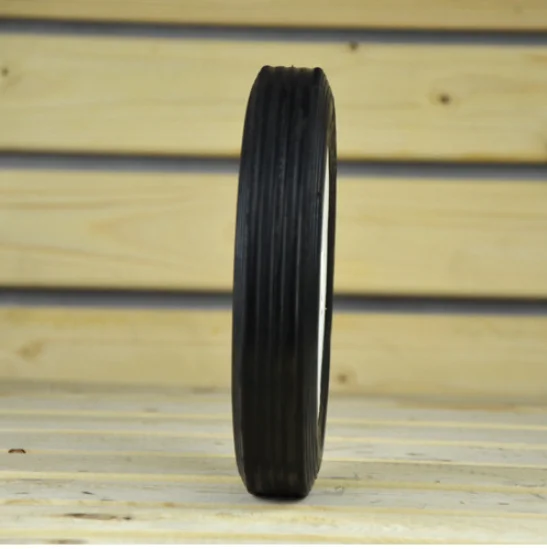 Heavy Duty Wheelchair air Compressor Industrial 8 Inch 200mm Pulley Rubber Caster Wheel