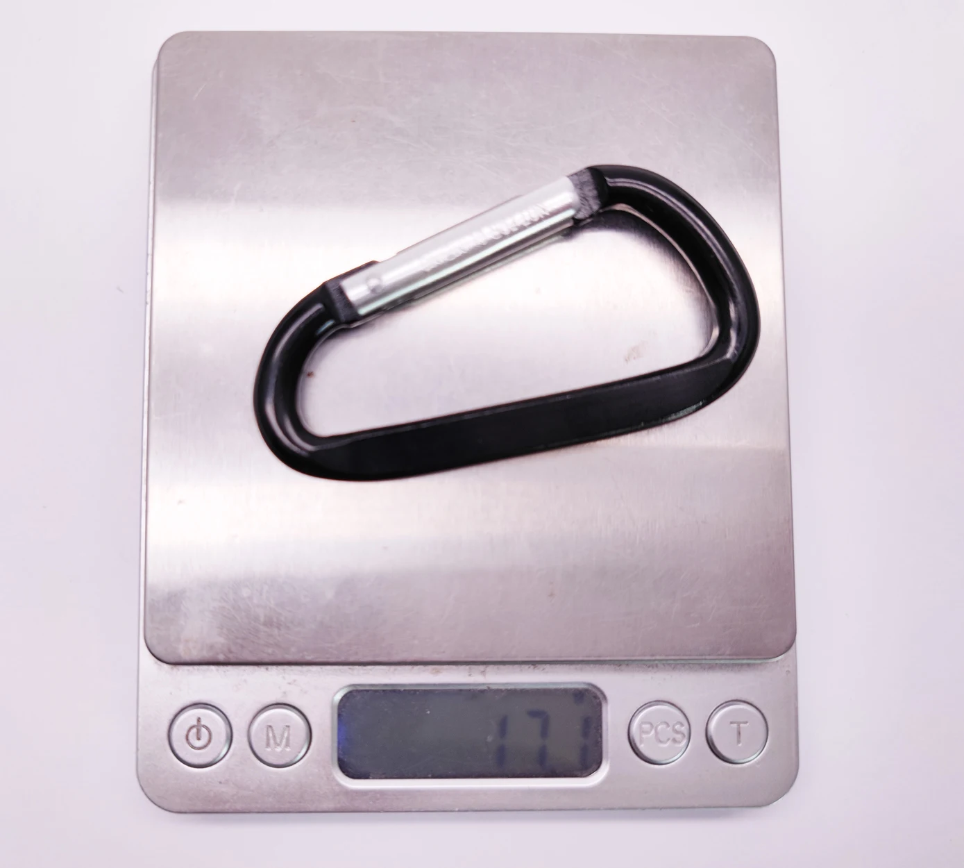 Flat Aluminum D Shape Camping Water Bottle Mini Keychain Hook Clip Aluminum 2 Inch Small Carabiner