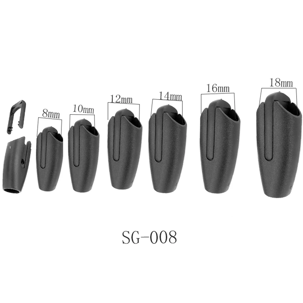 West Coast Paracord-Seilklemmen Aus Kunststoff | 12 Mm, 5 Stück | Ideal Für Leinen, Longierlinien & Bastelprojekte
