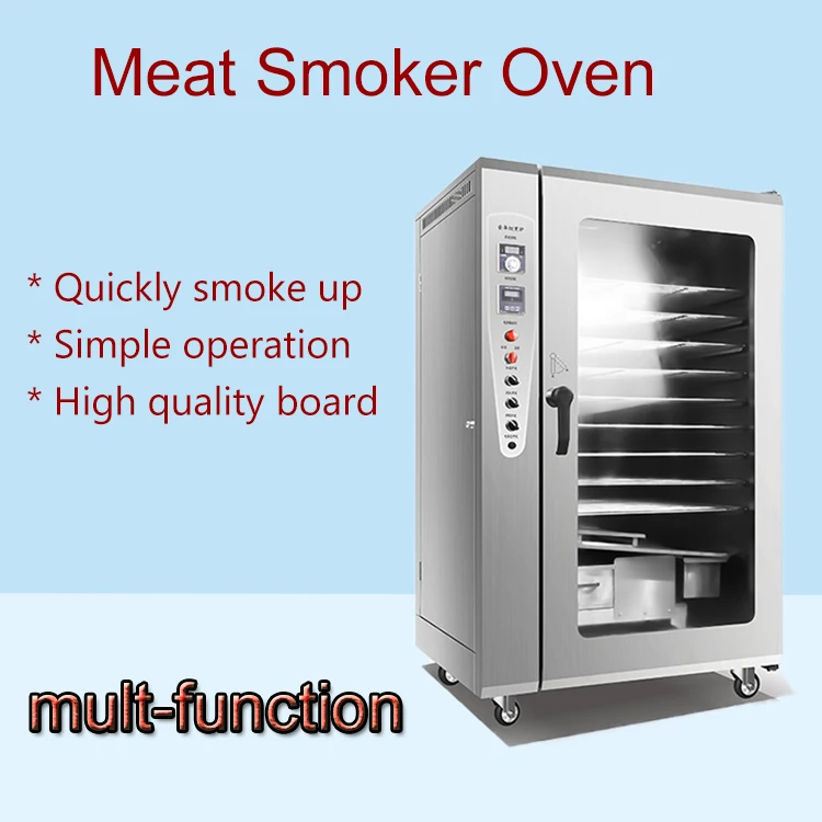 Smoke Fish Meat Product Making Machine Smoker Oven Food Commercial  Sausage Portable Electric  Smoked Fish Oven