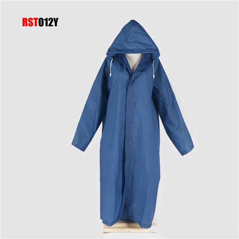 RST Brand New clear Cheap Wholesale Raincoat with Breath Window Big Size  Yellow and White Durable Rain Coat for Wholesale