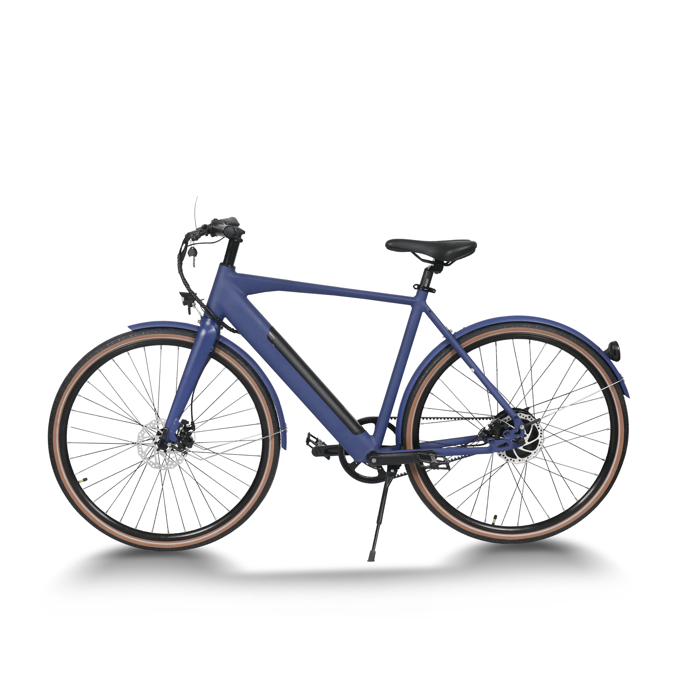 Oem 700c E Road Bike Carbon Belt Drive Road Electric Bike Single Speed