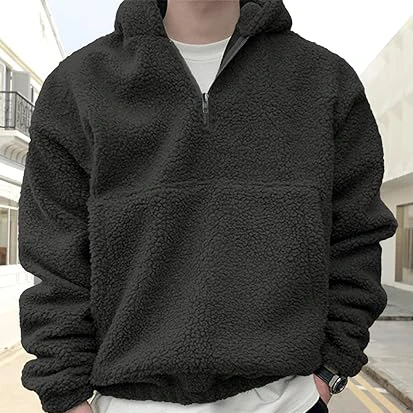 High Quality Winter Thick Sweatshirts Heavy Polyester Fleece Pullover ...