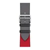 gray and red
