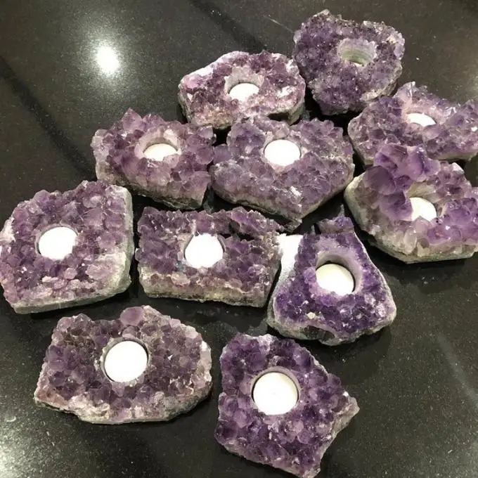 Подсвечник из натурального