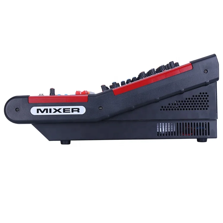 KS 8  2 Stereo Output Audio Mixer  8 Channel Profession Double 99dsp Sound Mixer