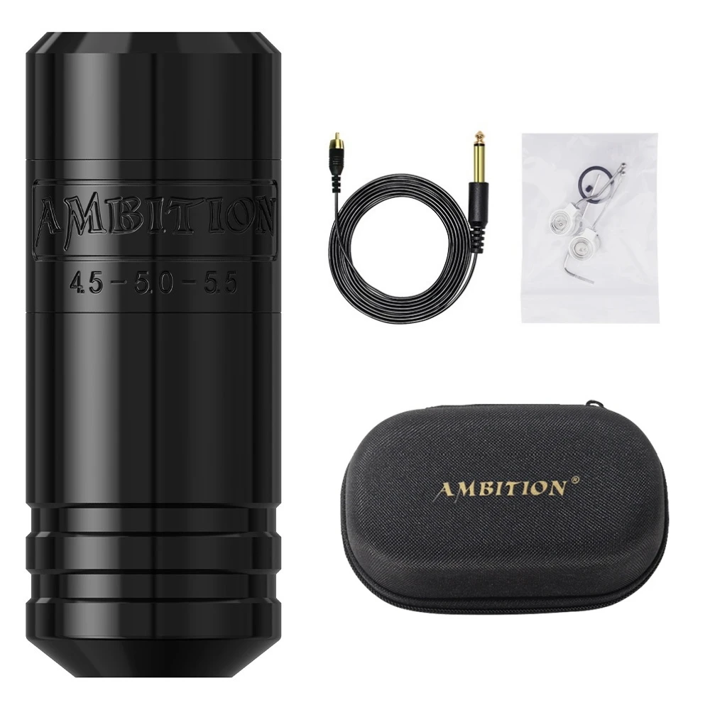 Ambition Torped36　tattoo machine set Ambition Torped 36mm Rotary Tattoo Pen Machine