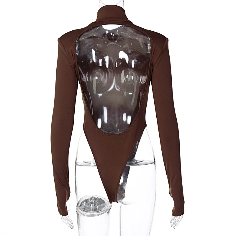 Women's black bodysuit supplier product image 2