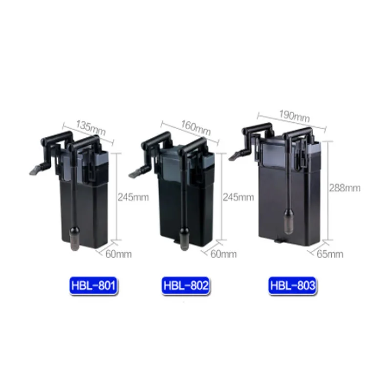 SunSun Filtro Zainetto Acquario 60 Litri - Filtro Esterno Hang-On 500 L/h Silenzioso Con Materiali Filtranti - Foto 3