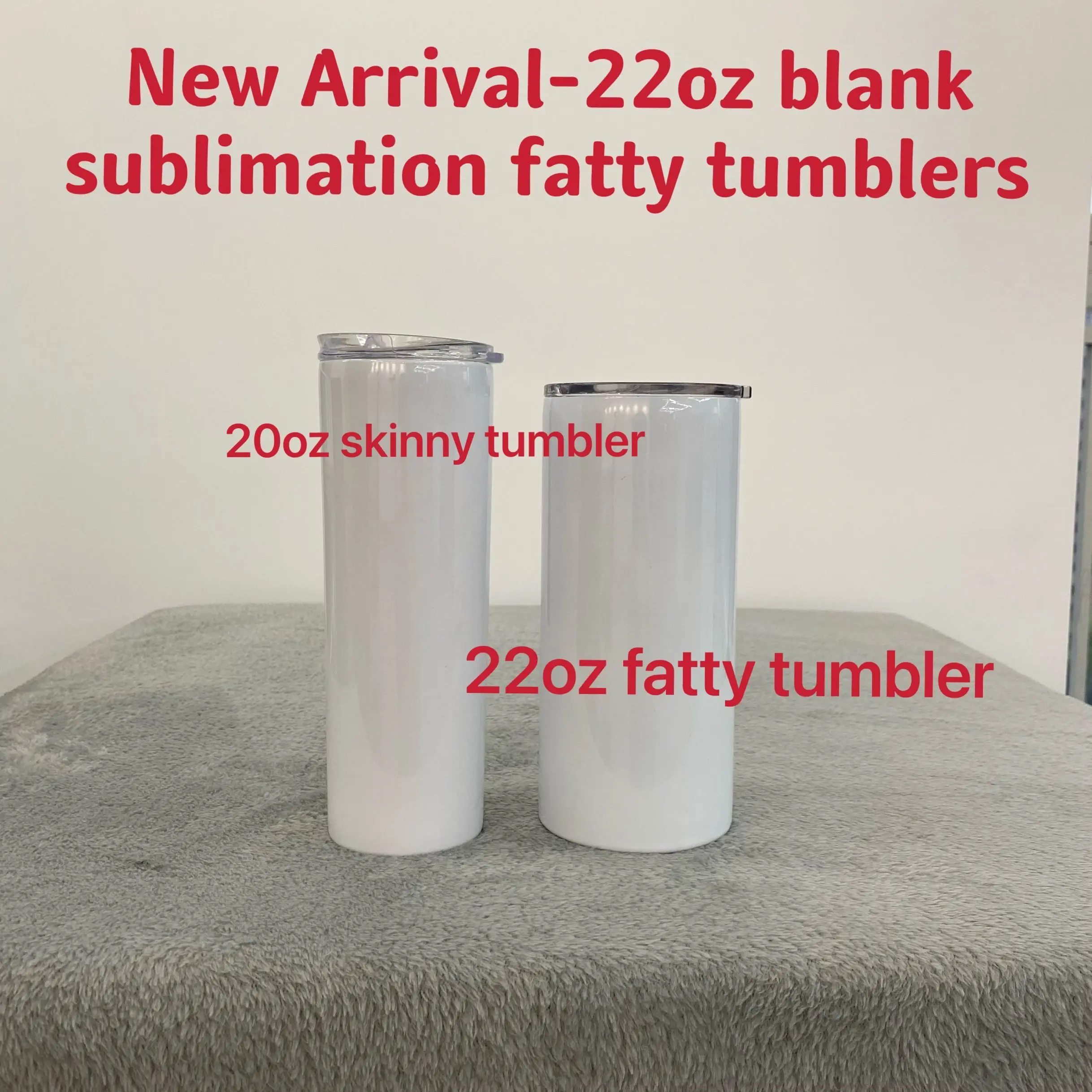 Sublimation Tumbler Blank, CLEARANCE FATTY Blank 22 Oz Fatty Sublimation  Tumbler 