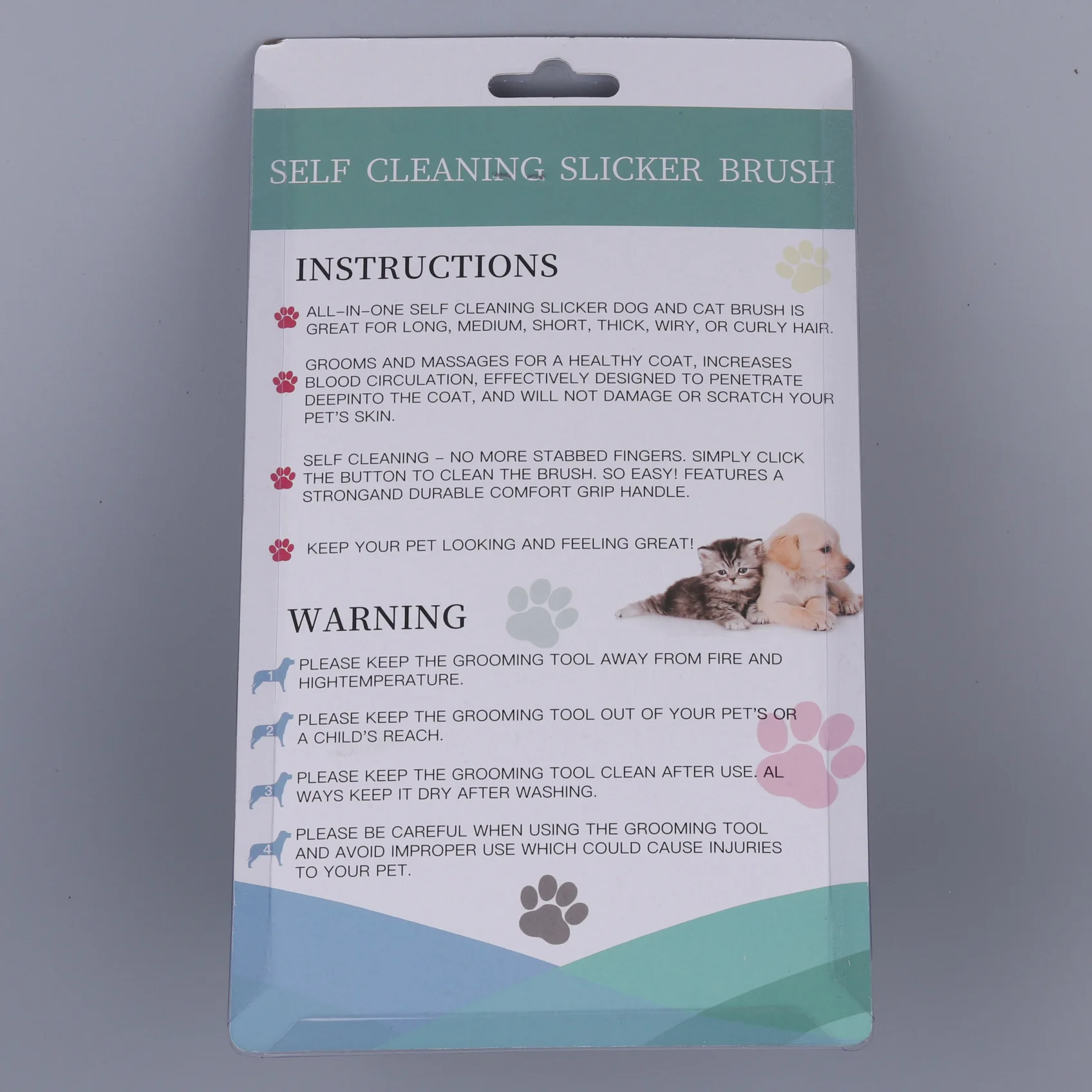 Wholesale Pet Grooming Products Self Cleaning Pet Brush Dog Hair