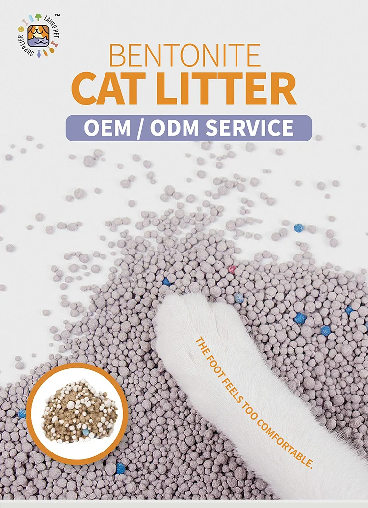 Less Dust And Strong Clump Bentonite Cat Litter Buy Bentonite Cat