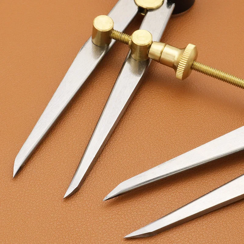 Adjustable Compasses Gauges Diy Handcraft Line Marking Gauge Leather
