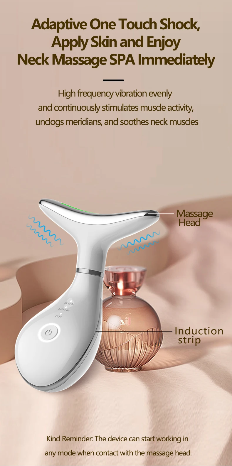 Neck Face Lifting Massager Face Sculpting Tool Skin Rejuvenation Device for Anti Aging Lifting and Tightening Sagging Skin