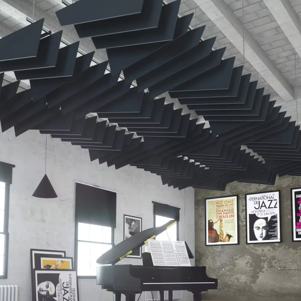Ceiling transparent sound absorbing material Perforated Acoustic Ceiling Panel for Effective Sound Absorption 72853734 PNG