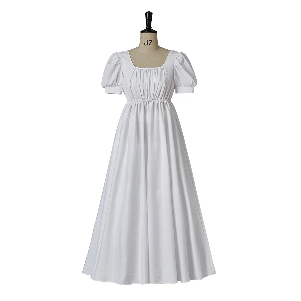 Medieval Women Victorian Regency Dress Gown Bridgerton Costume Cosplay ...