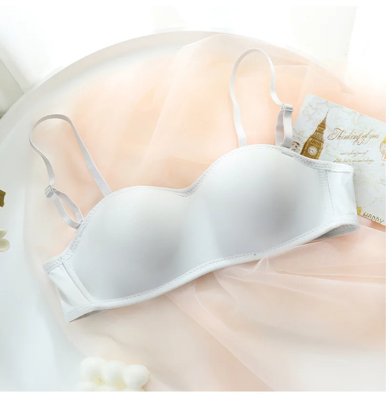 Women Invisible Bra Strapless Bralette 1/2 Cup Women's Underwear Female  Seamless Party Wedding Bras Sexy