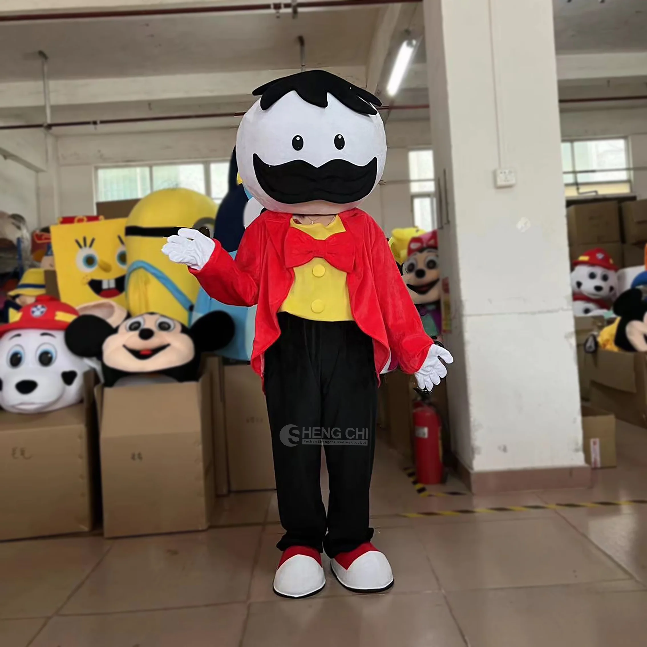 New Design Style High Quality Customized Plush Mascot Costume Paris Tower Cosplay Costume