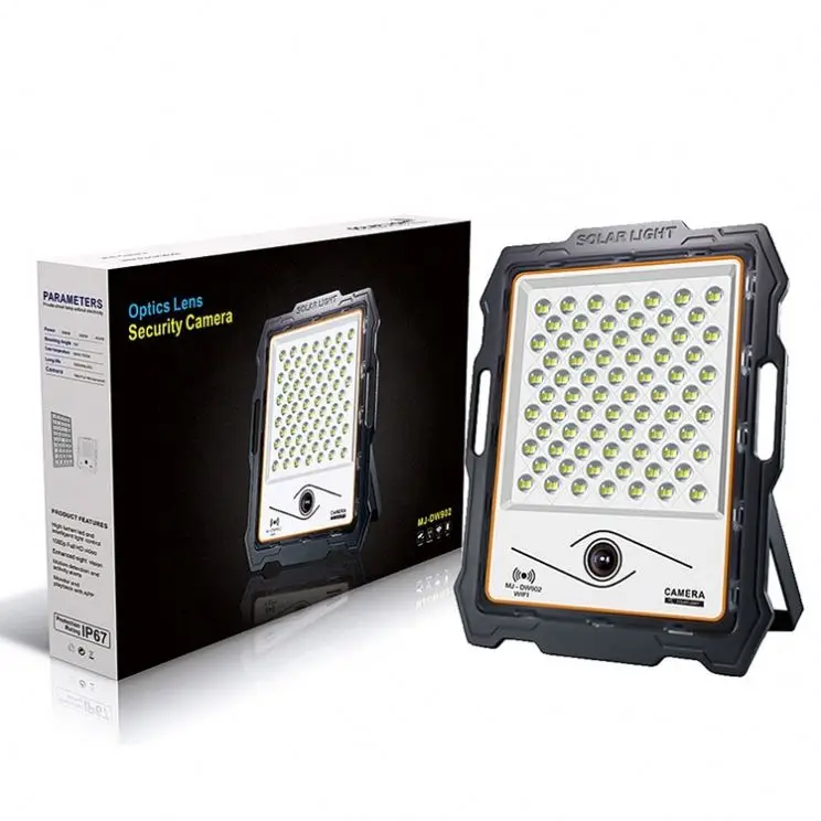 Теплые светодиодная подсветка солнечный свет для камеры Star ИК мачты прожектор pir детектор движения Лампа 500 Вт солнечная панель с подставкой и приведенный в действие камеры шпиона с потока Cctv свет