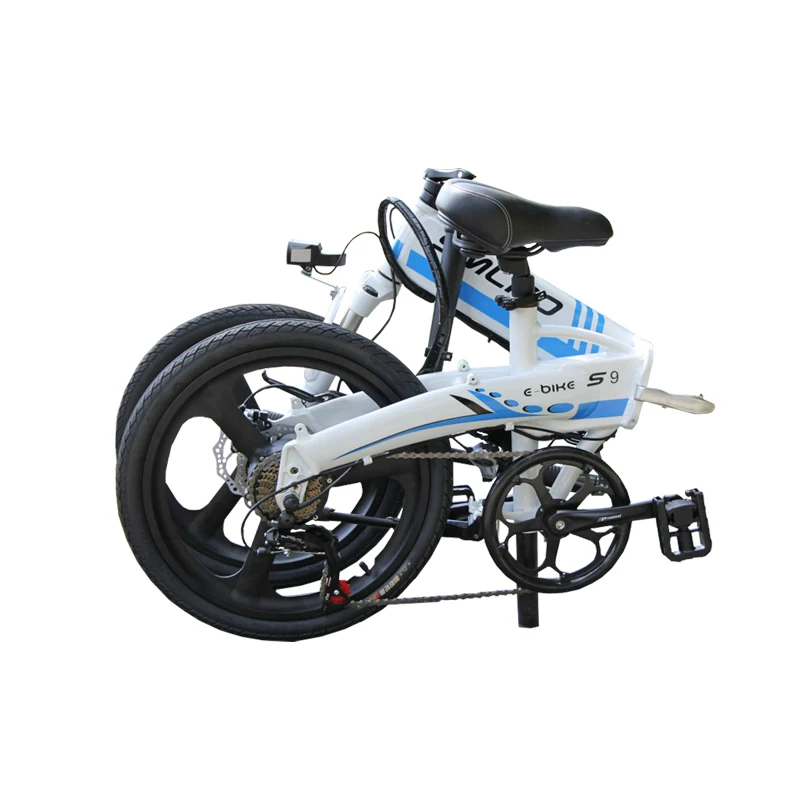 SMLRO S9折りたたみ式電動スノーマウンテンバイク自転車20*2.215タイヤ