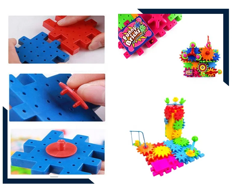 81pcs Blocks Kit New Funny Toy Set Electronic Building Block With Gears