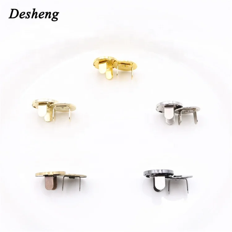 Metallo Sottile Bottone Magnetico Chiusura Scatta Piccolo Borsa