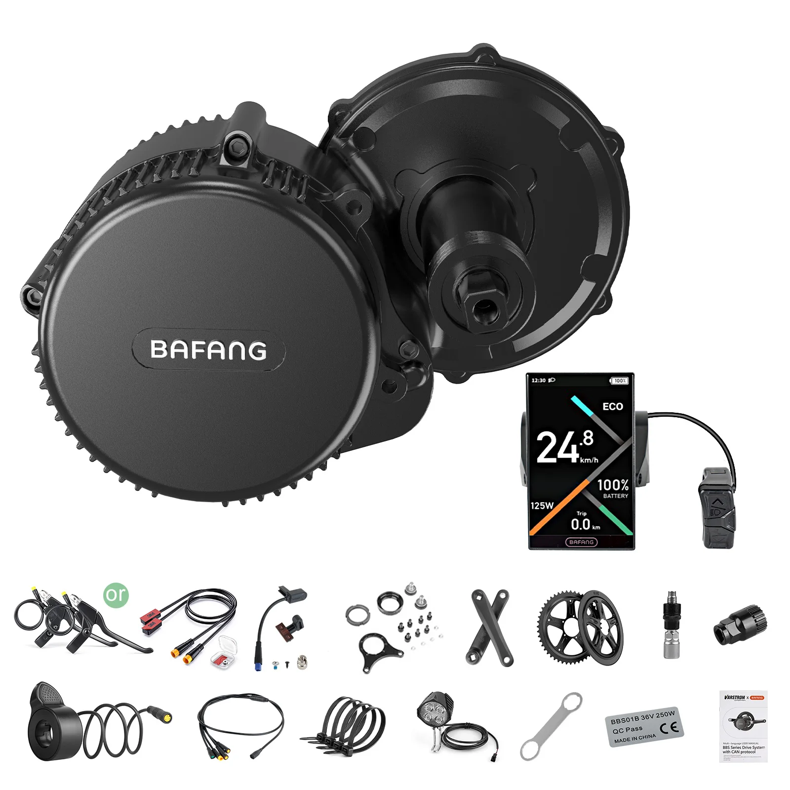 Chavisenty Voor BBS01 BBS02 Elektrische Fiets 24V/36V/48V Koplamp Voor Achter Richtingaanwijzer Remlicht Ebike Conversie Kits, A