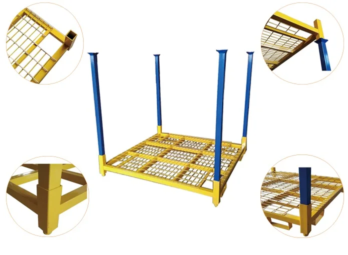 Mcstack Racks Customized Folding Metal Stack Racks for Efficient Storage