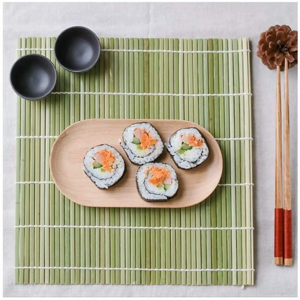 Высококачественный коврик для японских суши бамбуковый