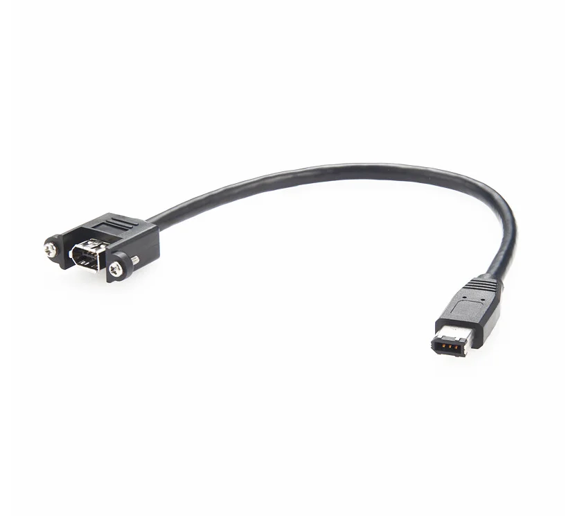 FireWire IEEE 6 Pin Panel Mount FireWire Cable