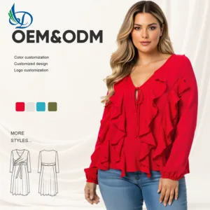 Women's Loose Casual Solid Color Shirt 2026 Summer Series Breathable Woven Casual Fashion Pleated Decoration