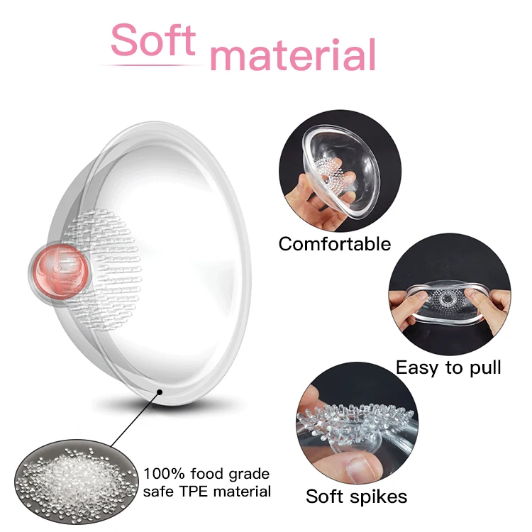 Super Shock Remote Control Breast Nipple Stimulate Vibrator Vibrating Ball  Massager for Women