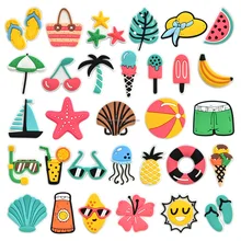 Summer Vibes Seashore Beach Diving Crocs Shoes Charms Promotion Gifts Summer Vacation Starfish Crocs Shoe Decoration Shoe Charms