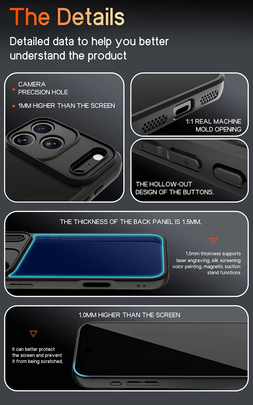 product laudtec suitable for iphone 17 magnetic charging transparent protective cover phone case tpupc clear mobile phone case-6
