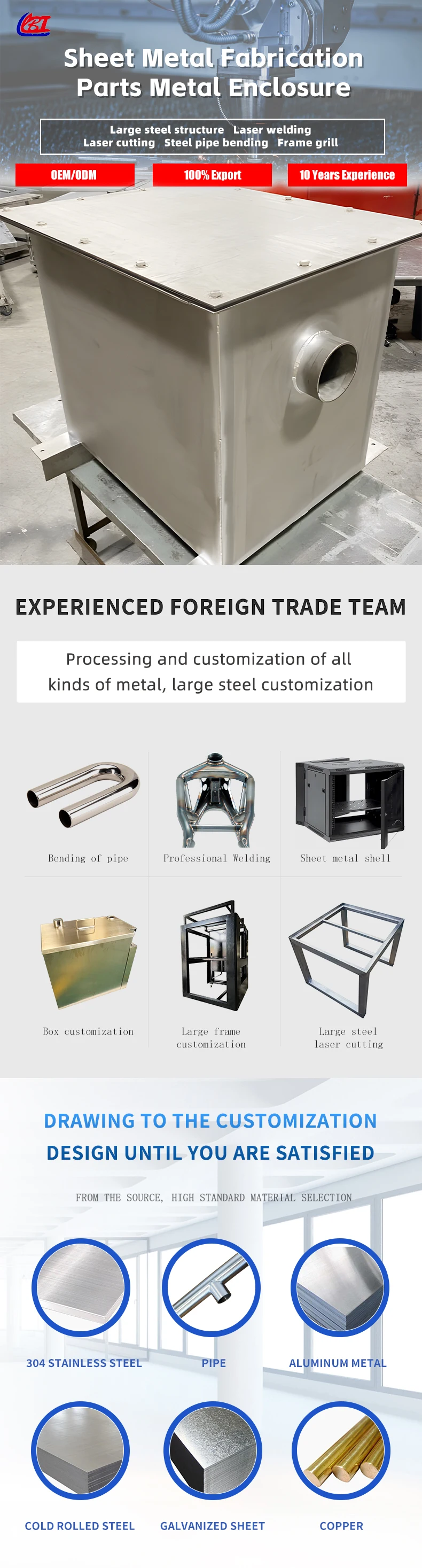 product custom sheet metal chassis electrical box with laser cutting  welding stainless steel odm manufacturing-14