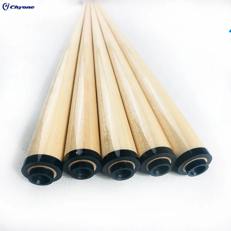 Customize 20pcs Laminated Maple Wood  with XTC pink Ferrule 12layered Tip Spliced Carom Cue Shafts Pool Cue Shaft