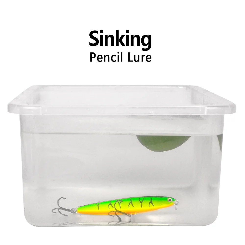 Topwater Pencil Lures Sinking Plastic Swimbait Wobblers