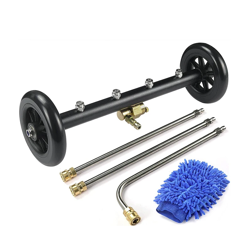 READY to SHIP!! Dual Function Undercarriage Pressure Washer Car Wash Water Broom Undercarriage Cleaner