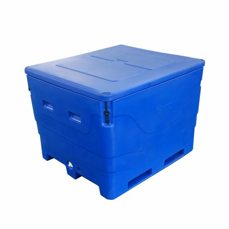 Heavy Duty Huge Aquaculture Storage Regular LLDPE Stackable Fish Plastic  Insulated Pallet Container for Transportation - China Fish Container,  Insulated Fish Boxes