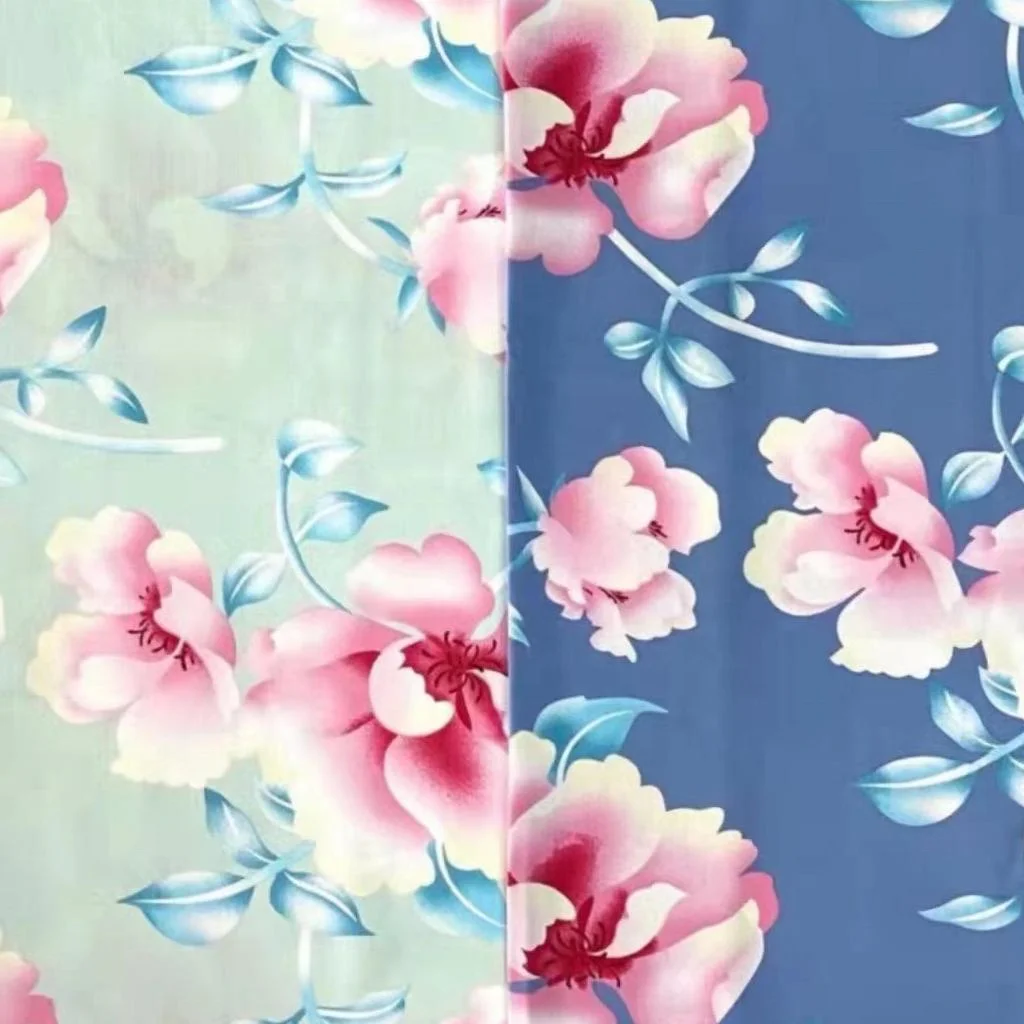 Китайский производитель в наличии мягкая вискоза тканая ткань с цветочным принтом 100% для одежды