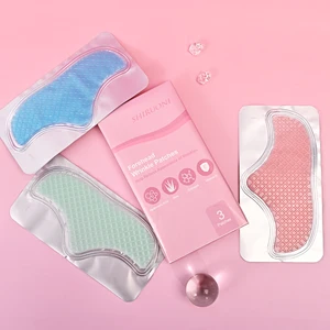 OEM ODM Vegan Anti-Wrinkle Fine Line Fade Aging Skin Hydrocolloid Patch Vitamin E Sheet Mask for Forehead