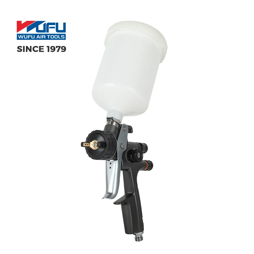 RF2006 Professional Gravity Feed LVMP HVLP Pneumatic air Spray Gun