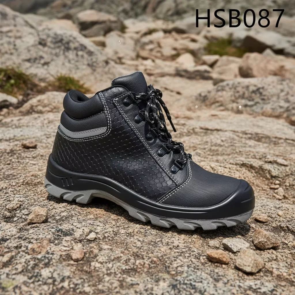 LXG,worksite-ready Rugged Style S3 Standard Security Footwear Harsh Condition Acid&alkali Resistant Outsole Work Boots HSB087
