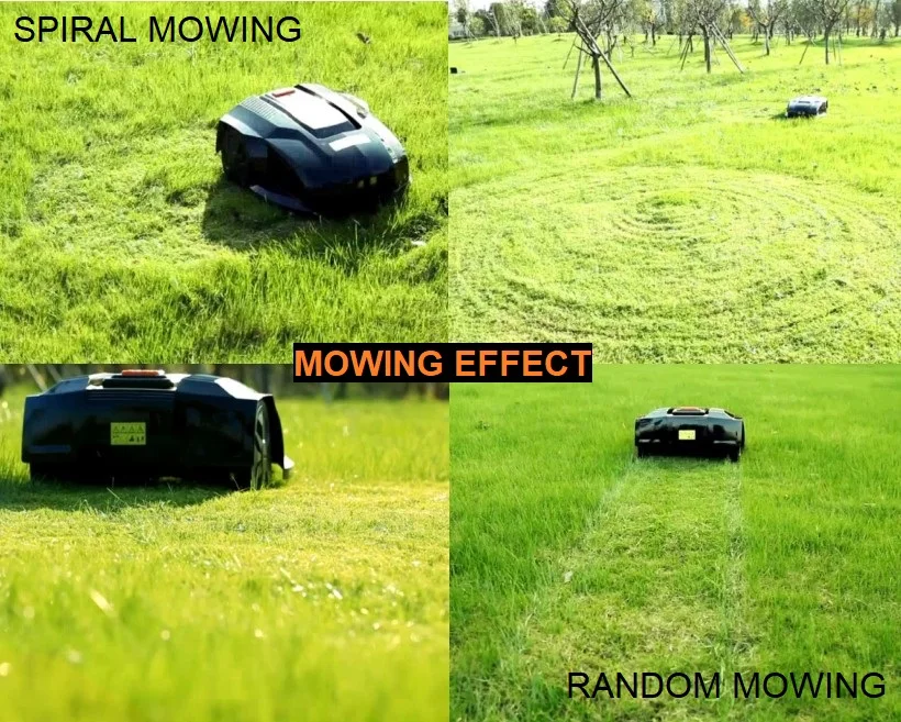 Upgraded Version Remote Control Cordless Lawn Mower Mini Robot Lawn Mower