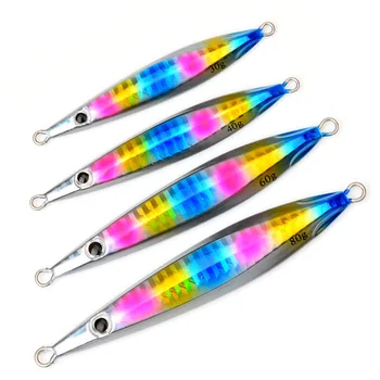 Tuolu Iron Plate Lure Fast-Sinking Slow-Rolling Spinnerbait Metal Jig Bait Shore Casting Sea Fishing Saltwater Fish Bionic – Metal Jig – view 3