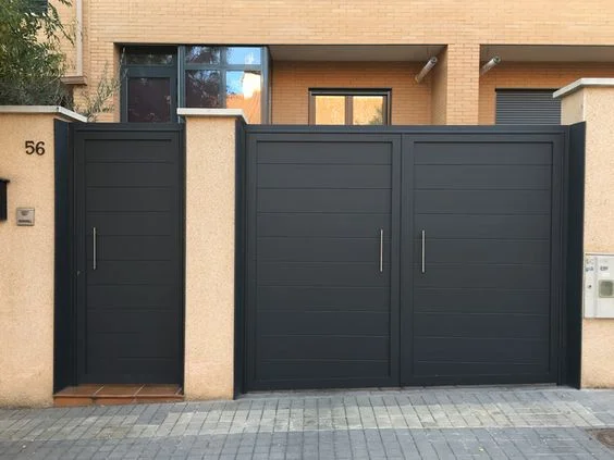 Residential/Courtyard Entrance Doors with Automatic Intelligent Operators,Main Gate Trellis Designs Driveway Gates