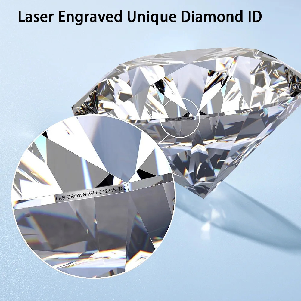 IGI Certified D Color VVS Clarity Lab Grown Diamond Round
