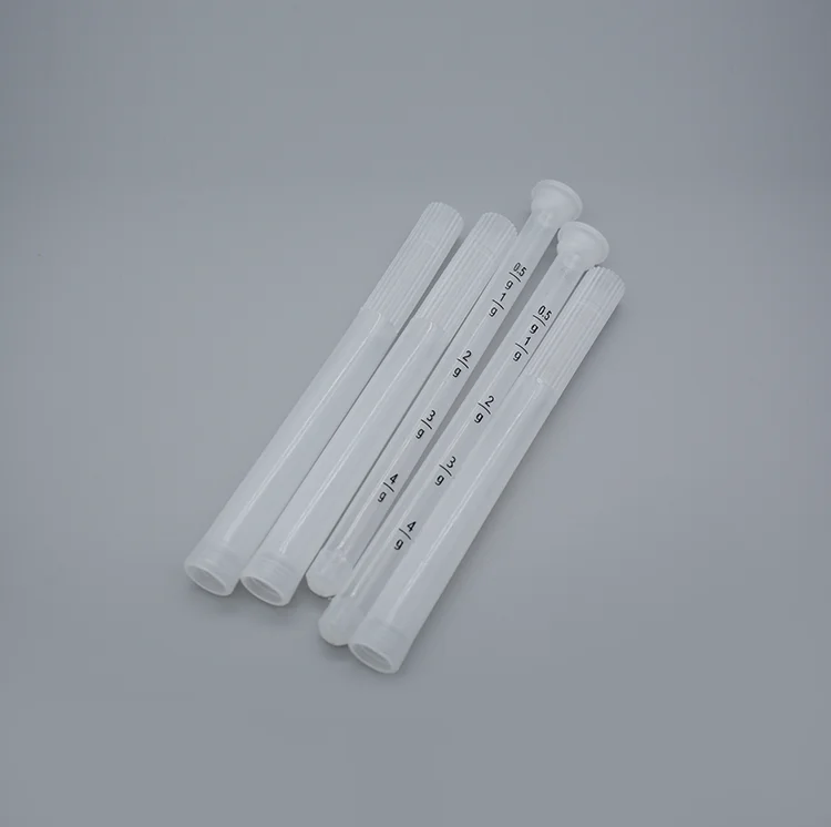 Hygienic Threaded Injector to Fit Preseed Lubricant, Personal Lube and Gel or Cream Disposable Plastic Vaginal Applicator